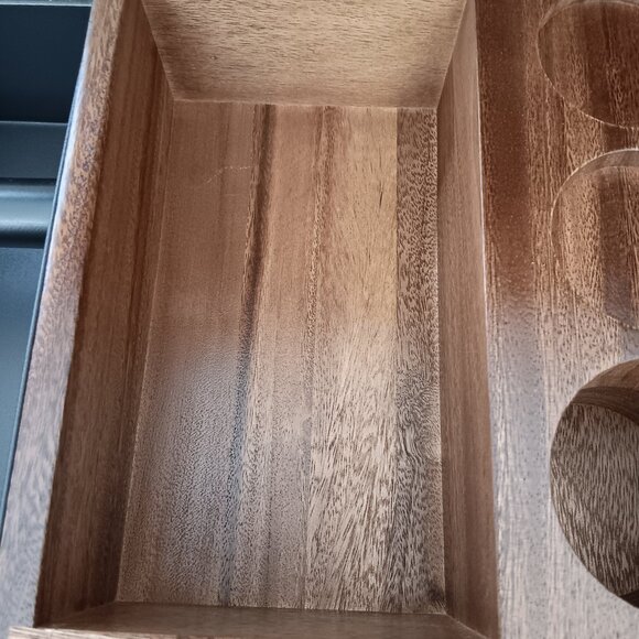 Walnut Knockbox and Tamping station for espresso - Picture 11 of 11